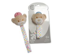 Bear Baby Dummy Clip Soother Holder
