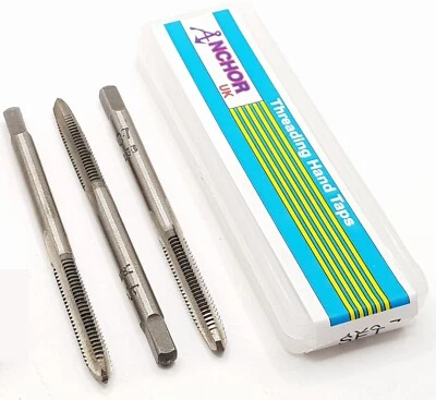 THREAD TAP TAPER SECOND & PLUG SET by ANCHOR UK Thread Repair M4 x 0.7mm