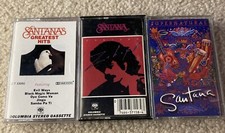 Lot Of 3 SANTANA Cassettes ZEBOP  GREATEST HITS Supernatural Tested