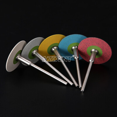 Disco Lucidante Gomma Diamantata Disco Ruota In Gomma Diamantata Per Laboratorio Odontotecnico - Diametro 26mm, Per Zirconi/porcellana Lucidatore Zirconi Porcellana 26mm