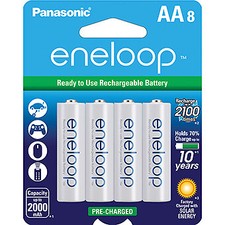 Eneloop 354357 AA Rechargeable Batteries - Pack of 8