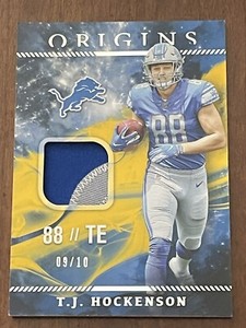 2019 Panini Origins Football Gold T.J. Hockenson #RP-21