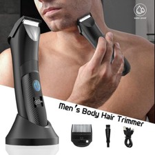 LCD Manscape Beard Trimmer for Men Groin & Body Hair Trimmer Ball Shaver UK