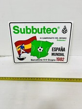 SUBBUTEO ADESIVO ESPANA 1982 CAMPIONATO DEL MONDO ORIGINALE Come Da Foto