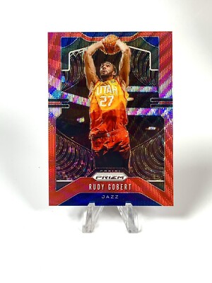 2019/20 Panini Prizm Ruby Red Wave PRIZM SP RUDY GOBERT Jazz #168