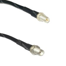 LMR200 Silver RP-SMA FEMALE to SMA FEMALE Coax RF Cable USA Lot