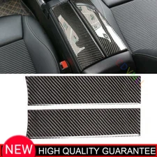 For Benz GLB 2020-22 Vinyl Carbon Fiber Armrest Box Cover Trim Decor Cover Trim