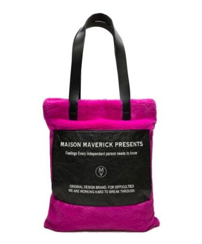 Maison Maverick Presents Tyvek Fur Tote Bag BVM49 - Picture 1 of 6