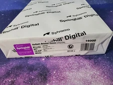 Springhill White 8.5” x 11” Cardstock Paper 67lb Vellum Bristol 147gsm 250 Sh