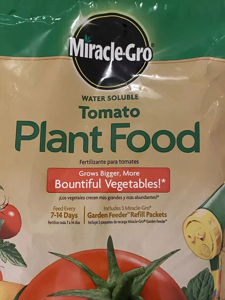 Miracle-Gro 1000441 3 lb saco de fertilizante de alimentos vegetais de tomate solúvel em água - Imagem 2 de 4