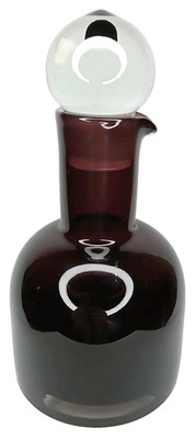 MCM 1960s Riihimäen Lasi Nanny Still Decanter And Stopper Amethyst New Arrival