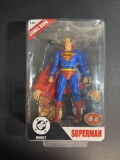 McFarlane DC Direct 7  Superman JUSTICE VARIANT RED PLATINUM Page Punchers -NEW
