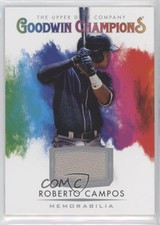 2021 Upper Deck Goodwin Champions Splash of Color Memorabilia Roberto Campos 7ov