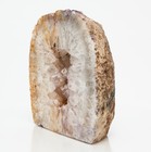 Agate Geode Half Slab Slice Cut Base Crystal Quartz Decor XL 5.24 lb H2193 — photo 4