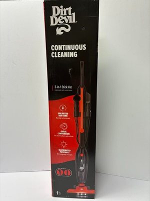 #ad Dirt Devil 3 in 1 Lightweight Corded Stick and Handheld Multi Surface Vacuum ... $44.09