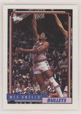 1992 Topps Team Set Washington Bullets Separated from Sheet Wes Unseld HOF 0q3
