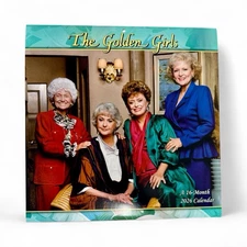 2026 THE GOLDEN GIRLS 12” X 24” 16 Month Wall Calendar NEW SEALED