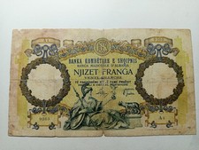 20 Franchi Oro Banca Nazionale Albania Occup. 1939 Prima Serie A1 R⁶ Introvabile