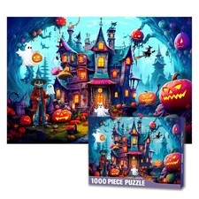 1000 Pieces Puzzle for Adults Halloween Horror Haunted 1000 Halloween -1