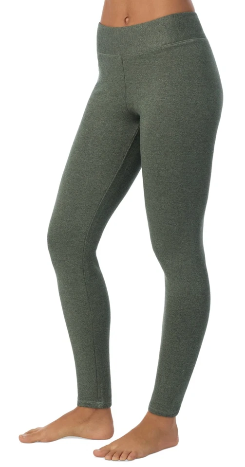 Leggings CUDDL DUDS Ultra Acogedores de tiro medio talla XS X-Pequeños (2-4) Verde Salvia Foto 2 de 4