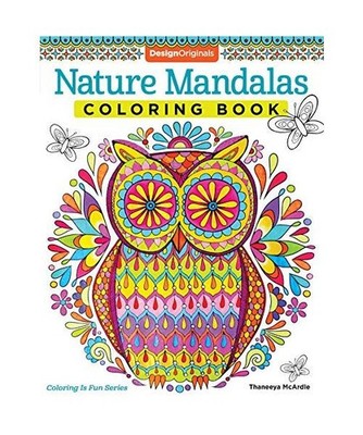 Nature Mandalas Coloring Book, Mcardle, Thaneeya