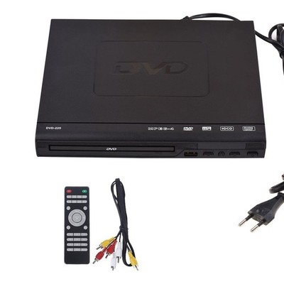 DVD-225 Heim-DVD-Player, Digitaler Multimedia-Player, AV-Ausgang mit Fernbe3505