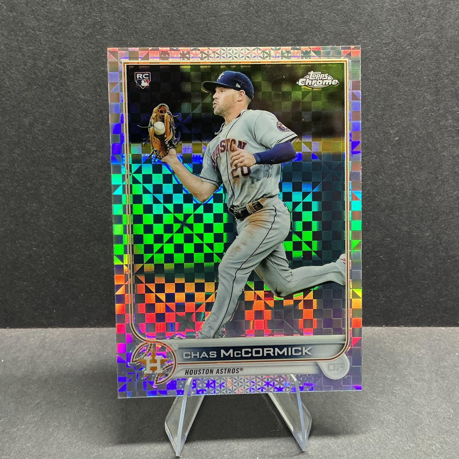 2022 Topps Chrome #43 Chas McCormick X-Fractor