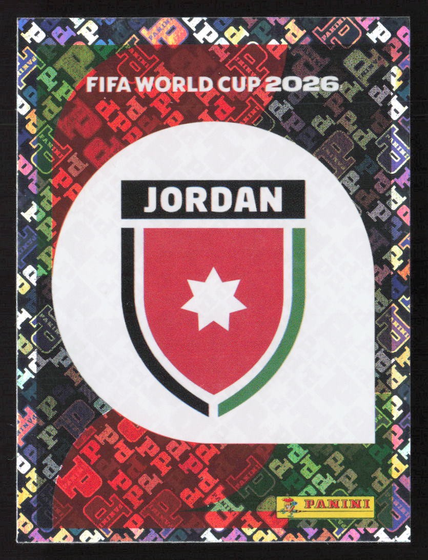 2026 Panini FIFA World Cup Stickers #JOR1 Emblem FOIL