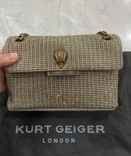 Kurt Geiger Kensington Women’s Shoulder Bag In Gold Color with Chain