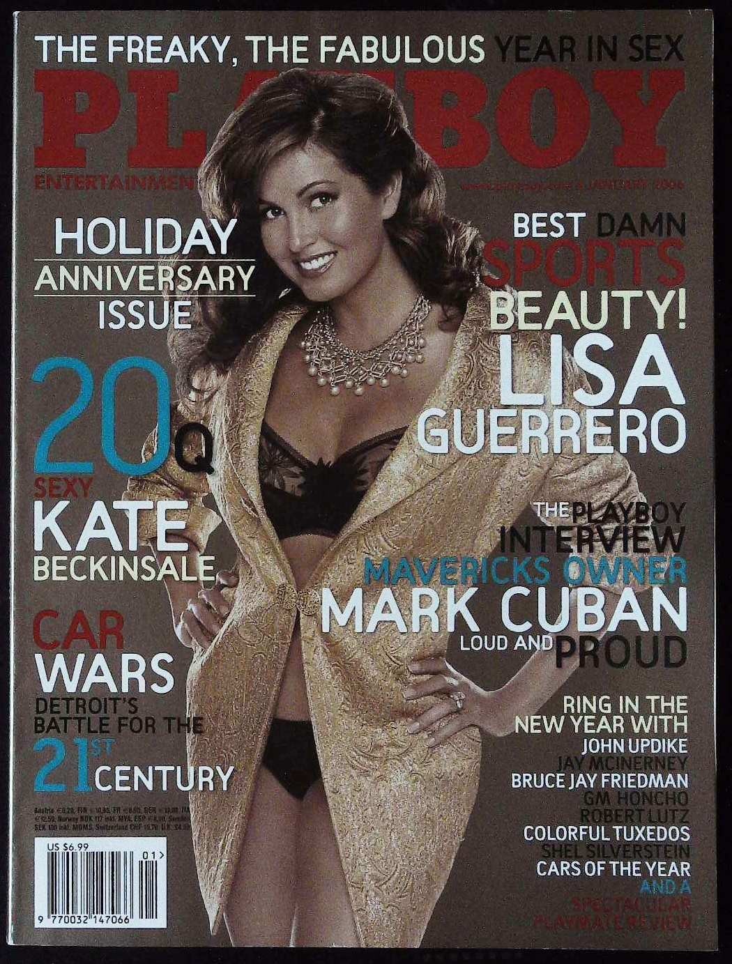 PLAYBOY US January 2006 LISA GUERRERO Athena Lundberg KATE BECKINSALE @ EX+
