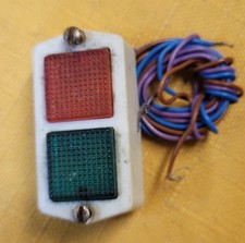 Arnold  7240 Doppeltaster  für Signale und Relais, geprüft mit Birne