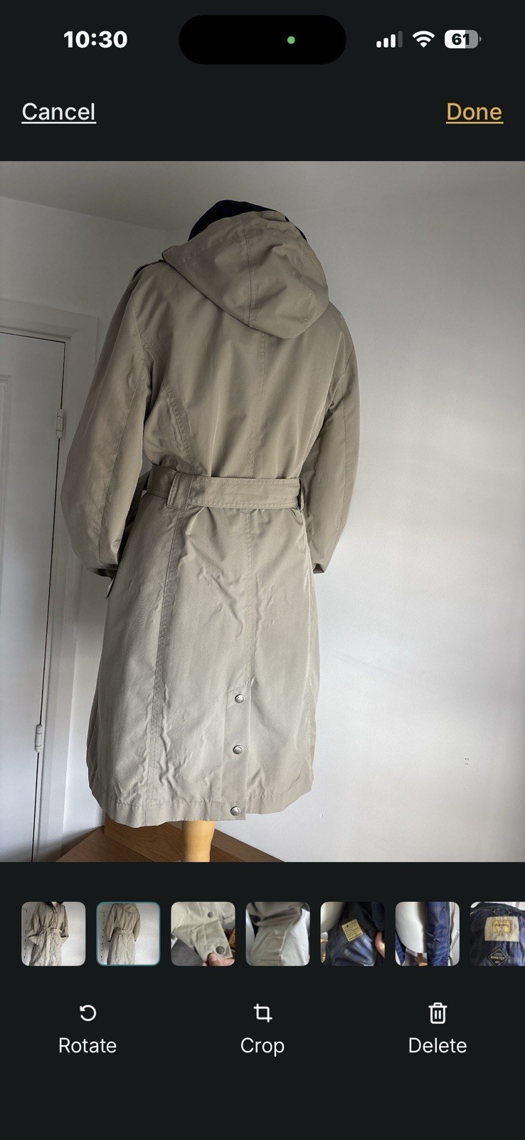 Dubarry Synge Gore-tex Coat Size 12 Women's Waterproof Breathable RRP £379 image 7