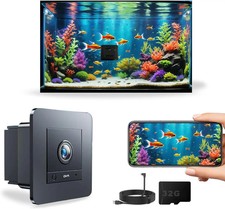 2K HD Aquarium  Terrarium Camera w/ Night Vision, Audio  32GB Card