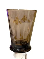 La Rochere Bee Reine Large Tumbler "Moka" Glasses Set of 2 - Made in France NWT