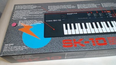 Vintage Casio Sk-10 Sampling Keyboard 1987 Tested Working