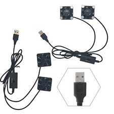 40mm USB Cooling Dual Fan with 3 Adjustable Speeds for For laptops and Devices