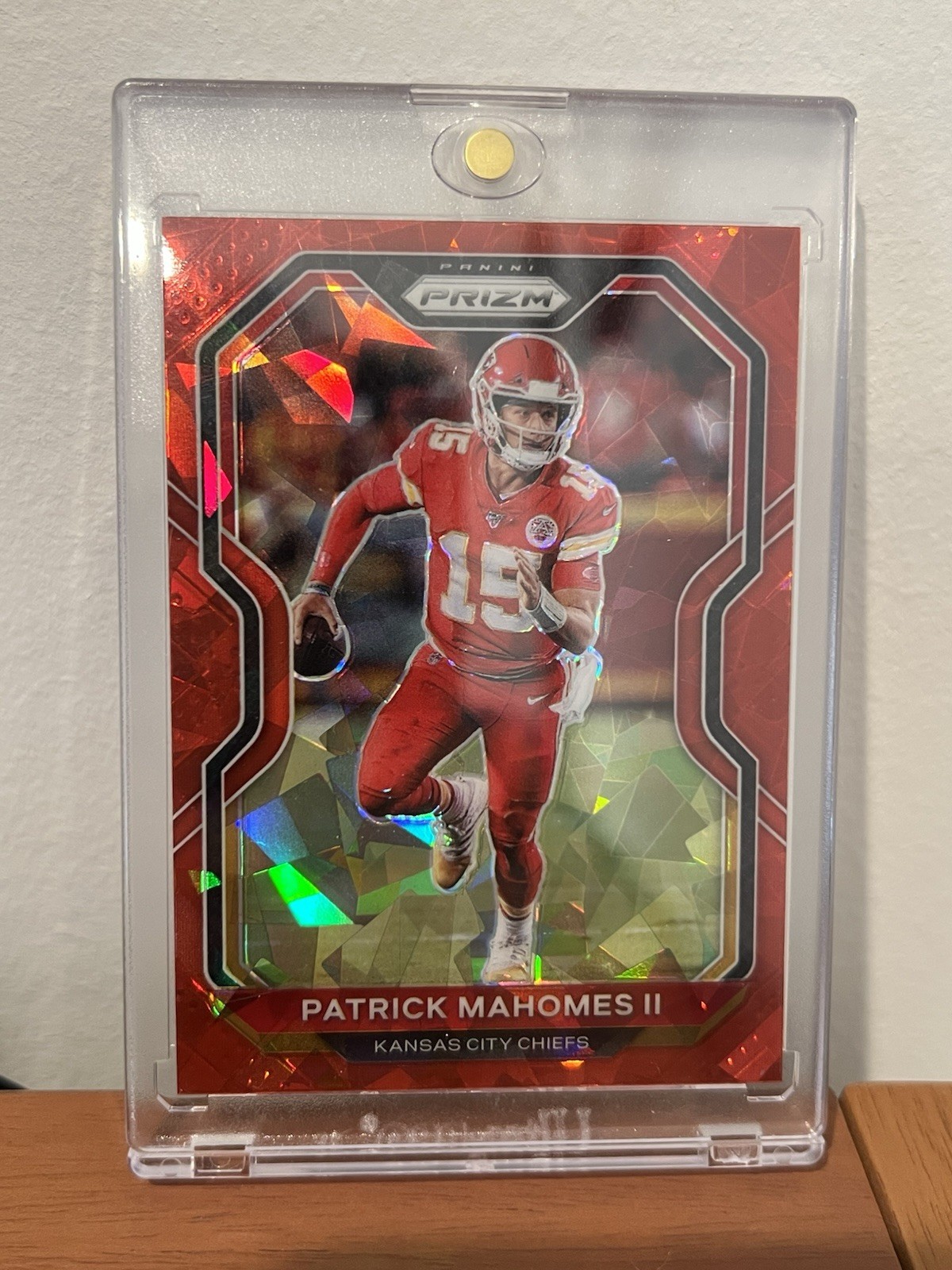 2020 Panini Prizm Patrick Mahomes II #124 Red Ice