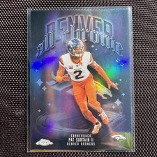 2025 Topps Chrome Pat Surtain II /250 All Chrome Refractor Broncos
