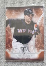 2015 Topps Triple Threads - Mike Piazza #40 Amber /125