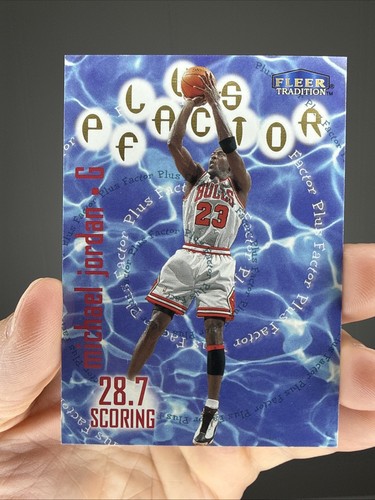 1998-99 Fleer Tradition Plus Factor 28.7 Scoring Michael Jordan #142