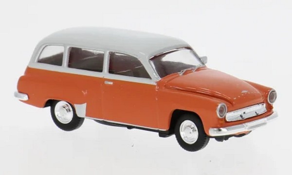 Brekina 27194 Wartburg 311 Kombi, Dunkelorange / Hellgrau, 1959, H0, Neu 2026-image