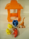 vintage Fisher Price Little People Zoo figure toy lot bears birds monkey