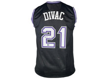 Vlade Divac Signed Sacramento Black Basketball Jersey Beckett