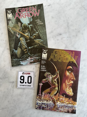 Green Arrow #1 and #2 VF/NM 9.0 - Buy 3 for FREE Shipping! (DC, 1988) AF
