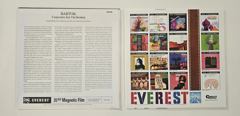 Bartok / Stokowski - "Concerto For Orchestra" (45rpm, 200g, DOLP, Reissue ) 2008 - Bild 2 von 4