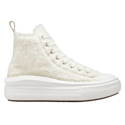Converse Chuck Taylor All Star Move High Perfect Is Not Perfect-Egret Womens 8.5