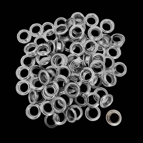 100/500pcs Iron Eyelets 5mm-12mm for Signs Leather Banners Gold/Silver Eyelet - Picture 26 of 100