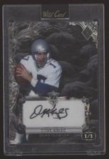 2024 Dave Krieg Wild Card 7 Card Studs Black Auto 1/1 #AD7CW-DK (J130)