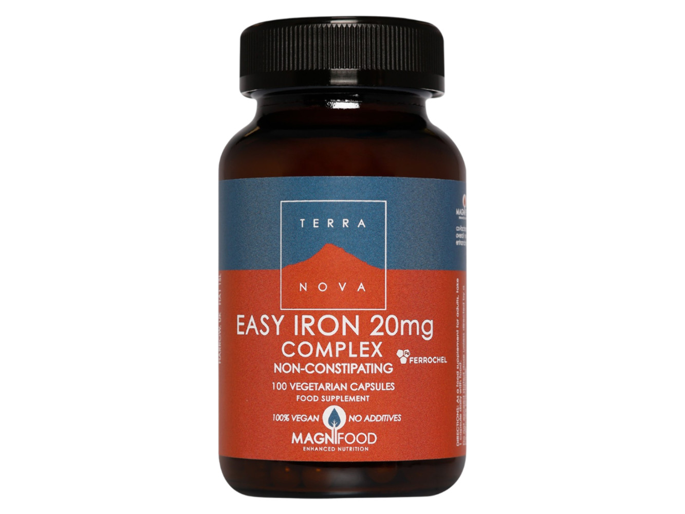 Terranova Easy Iron 20mg Complex 100 Capsules - Image 3