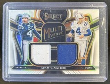2023 Panini Select Adam Vinatieri Multiverse Jersey White Prizm #/75